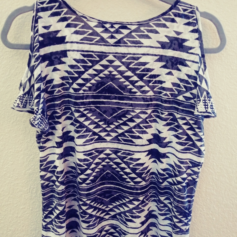 INC International - Cold Shoulder Top - Picture 2 of 9